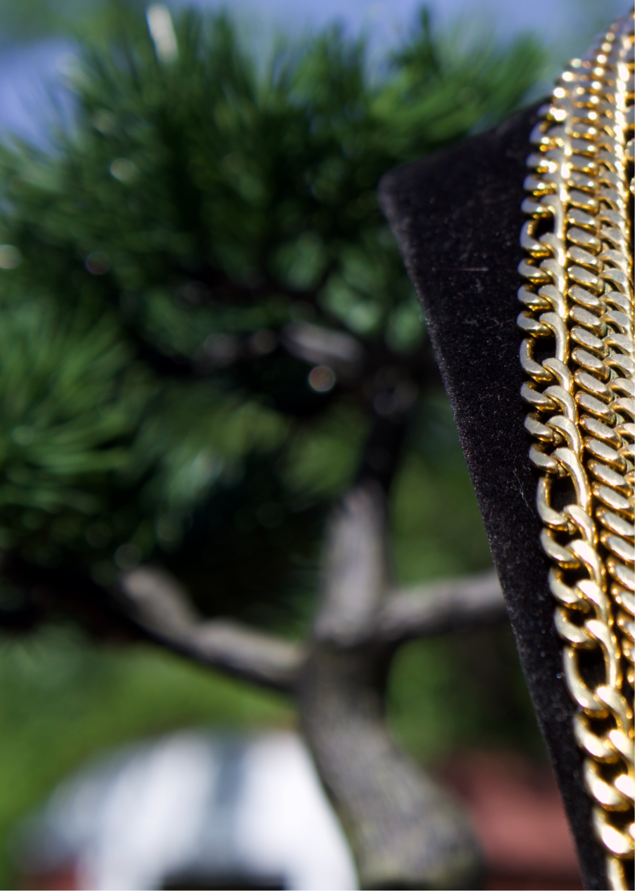 Gold Chain Link Necklace