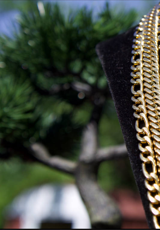 Gold Chain Link Necklace