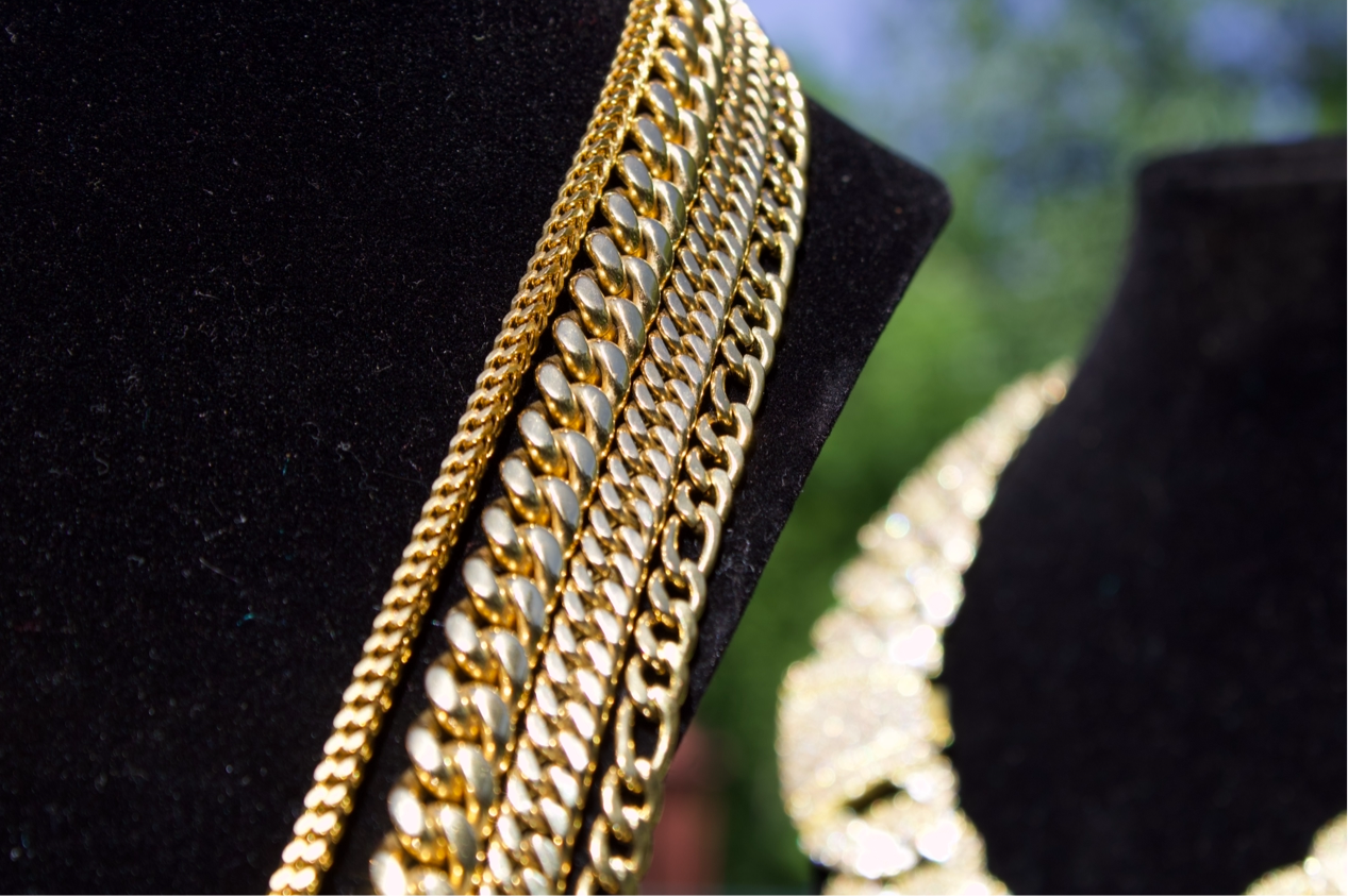 Gold Stud Chain