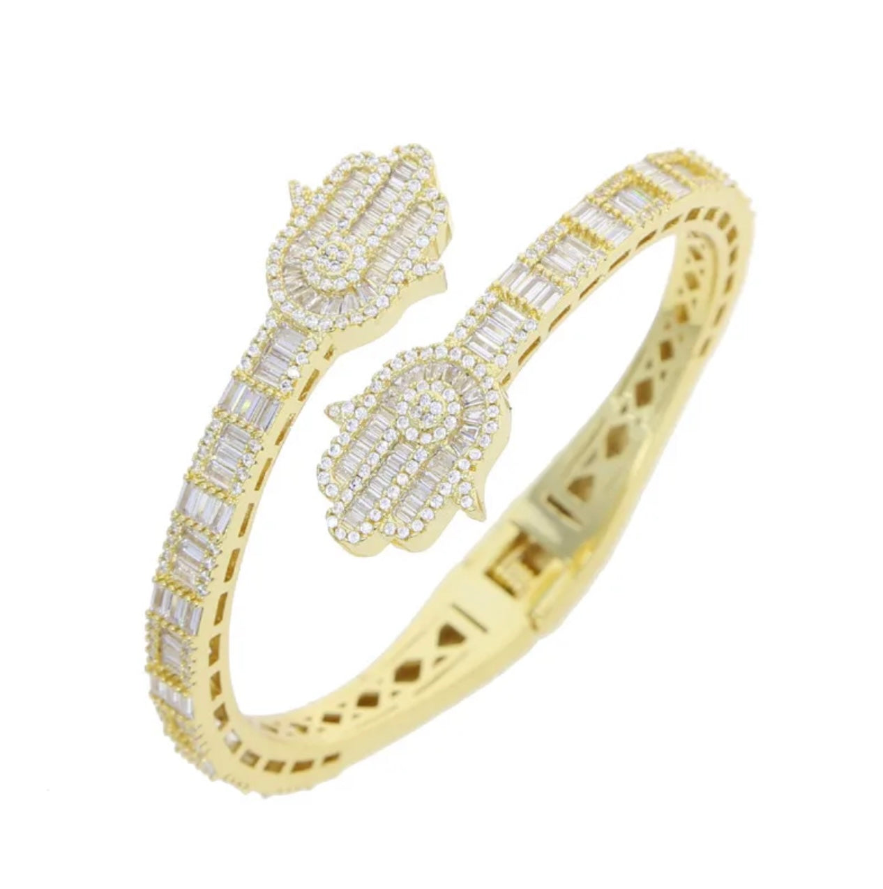 Eternal Hamsa Baguette Cuff