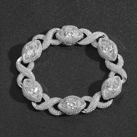 Vision Diamond-Set Infinity Bracelet