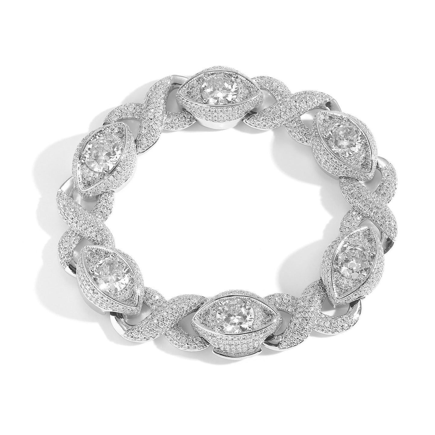 Vision Diamond-Set Infinity Bracelet