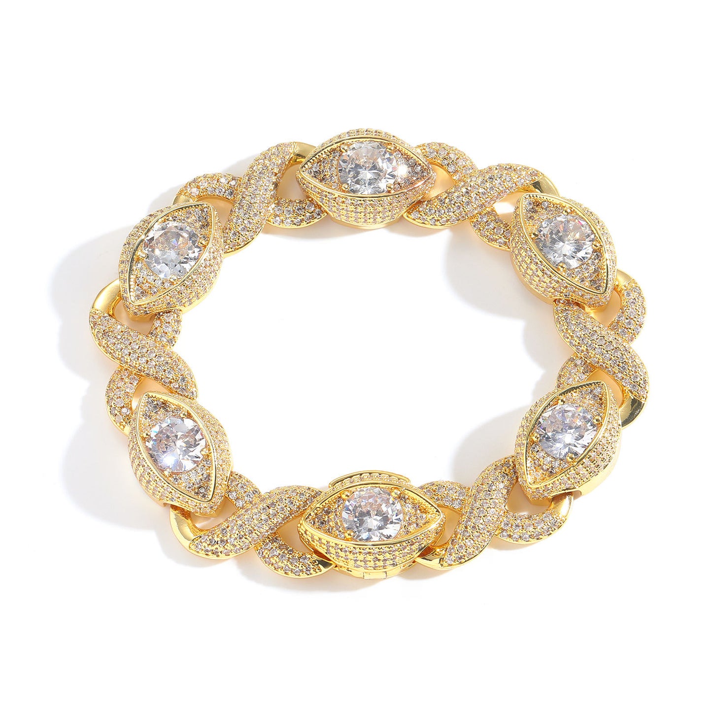 Vision Diamond-Set Infinity Bracelet