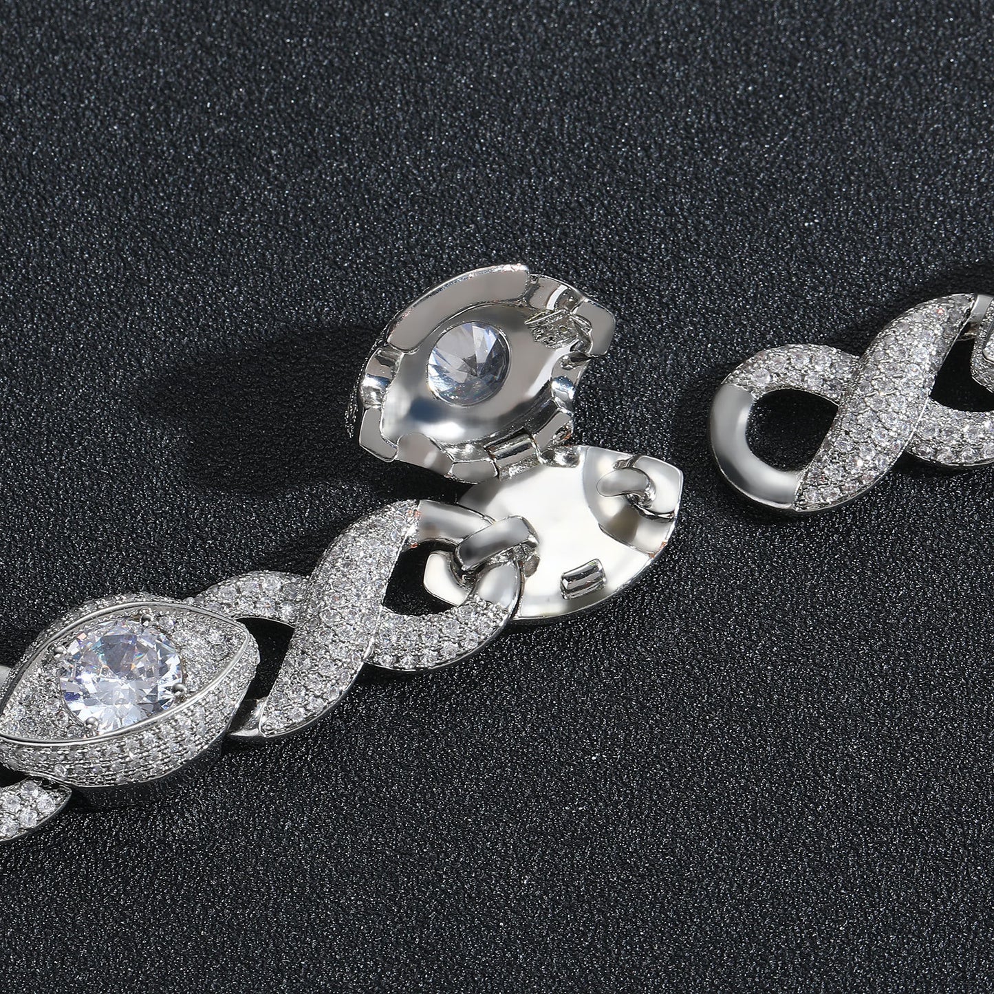 Vision Diamond-Set Infinity Bracelet