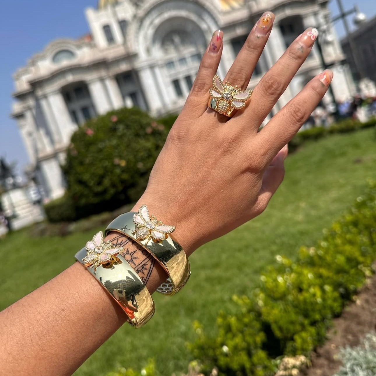 Royal Honeycomb™ Bee Luxe Set (Bracelet + Ring)