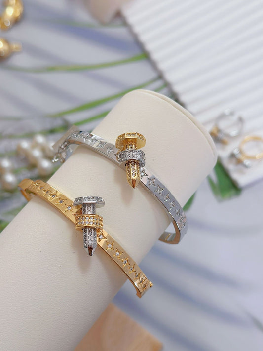 Star Pavé Bangle & Ring Set